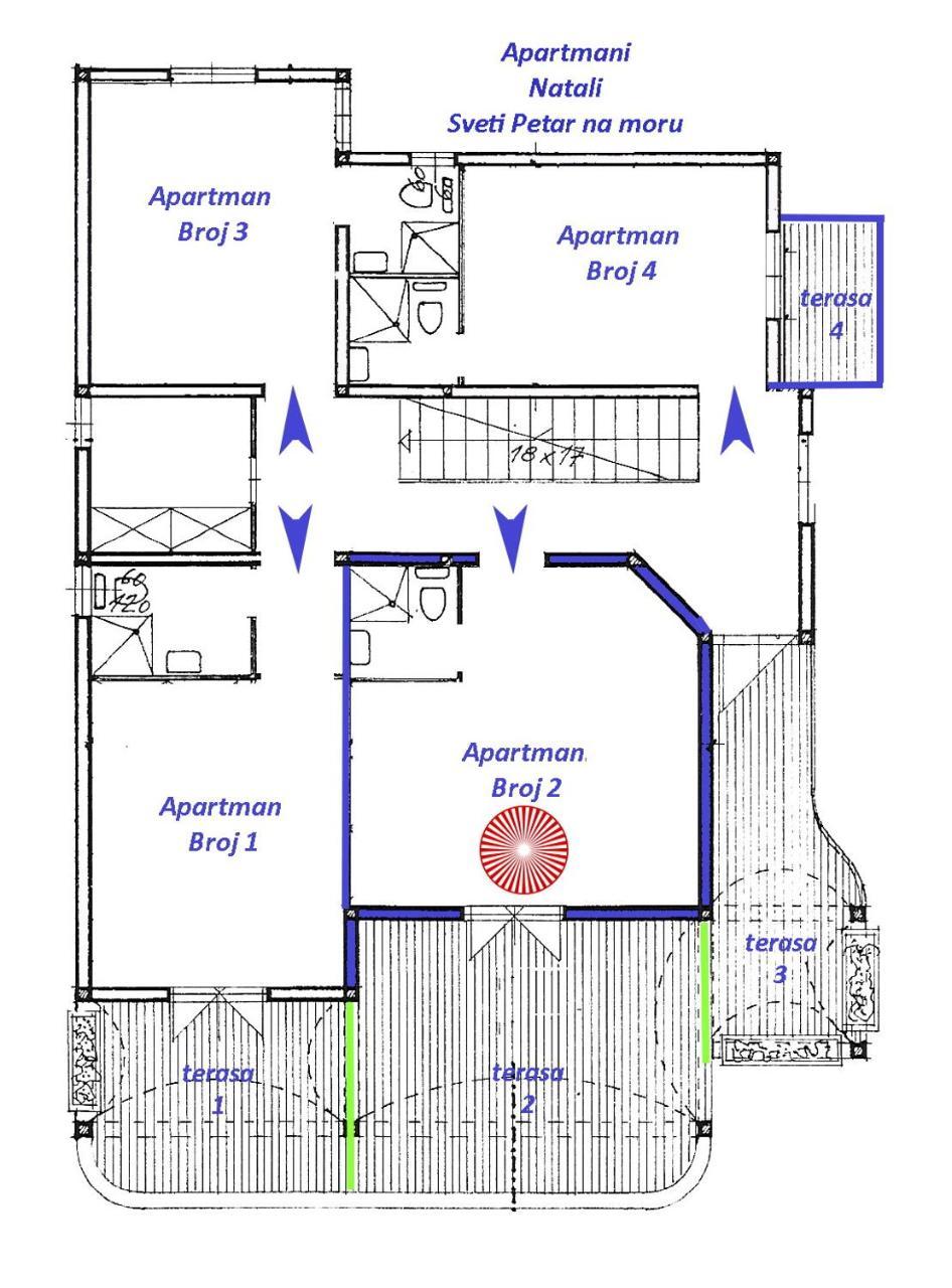 Appartement Natali Sveti Petar (Zadar)